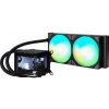 TRYX PANORAMA AIO + AMOLED ARGB Vodné Chladenie CPU 240 mm – Čierne