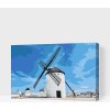 Vymalujsisam.sk Maľovanie podľa čísiel - Veterné mlyny Veľkosť: 40x60cm, Rám: Na plastovej doske