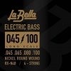 LaBella RX-N4B Bass RX Nickel-Plated 45-65-80-100
