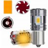 LED ŽIAROVKY PY21W BAU15S 1156 ORANŽOVÉ 2600LM SMEROVÉ, VENTILÁTOR