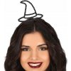 Kovová čelenka ČIERNY Klobúčik Čarodejnice na Halloween Ples