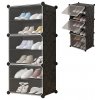 VASAGLE modulárna skrinka, box na topánky s 6 úrovňami