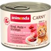 animonda Carny Adult 6 x 200 g - Hovädzie, morčacie & krevety
