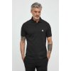 Bavlnené polo tričko Tommy Hilfiger čierna farba,jednofarebný,MW0MW34783 S