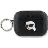 Karl Lagerfeld PU Embossed Karl Head puzdro AirPods Pro 2 čierne 3666339283667
