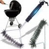 ČISTIACA KEFA NA GRILOVANIE BBQ DRÔTENÝ ROŠT 30 cm OCEĽOVÁ