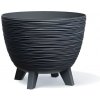 PROSPERPLAST Kvetináč FURU antracit 29cm