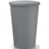 Prosperplast SMOOTH Sud na dažďovú vodu, 160l, svetlo šedá IDSM160
