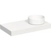 Kompaktná doska pod umývadlo s umývadlom Intedoor TRENTA Compact biela x 90 cm až 160 cm x 50 cm S výrezom