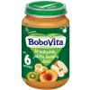 BoboVita Dezert Jablká, banány, maliny s kukuričnou krupicou 190g