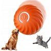 Interaktívna hračka pre psy a mačky utekajúca loptička LED VIBRÁCIE SILNÁ eduka