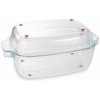 TESCOMA Pekáč s poklopom GrandCHEF 40 x 26 cm, sklenený