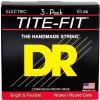 DR Strings MT-10 Tite Fit 3-Pack