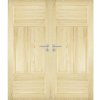 ArchoD - Dvojkrídlové drevené dvere dyhované z borovice Havana