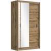 | Šatní skriňa so zrkadlom SABRINA 150x215 cm dub woltan | MT0043