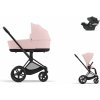 Cybex Platinum CYBEX Priam Travel Set + Aton B2 i-Size peach pink 2032 matt black