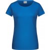 James & Nicholson Tričko JN 8007 z bio bavlny, krátký rukáv, dámské COT02800705000-royal XS Modrá královská