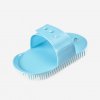 FOUGANZA Malé masážne žbilko Schooling na čistenie koňa detské tyrkysové UNI