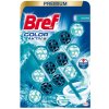 Bref Premium Color Activ Ocean WC blok pre hygienickú čistotu a sviežosť vašej toalety, farbí vodu 3 x 50 g