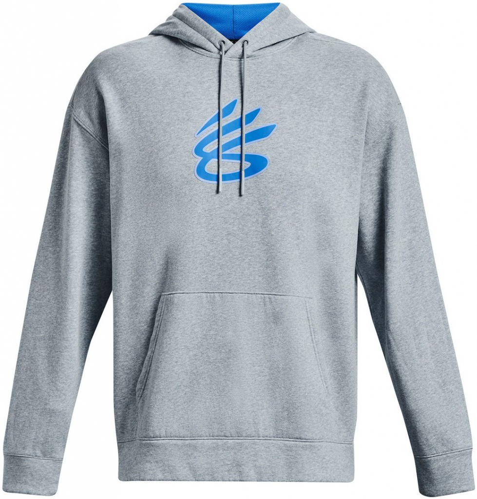 Under Armour Mikina s kapucňou Curry Big Splash PO Hoodie-BLU 1374298-465