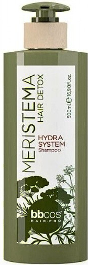 BBcos Meristema Hydra System šampón s rastlinnými kmeňovými bunkami 500 ml