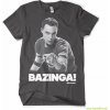 Big Bang Theory Sheldon Says Bazinga (tričko)