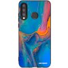 Picasee silikónový čierny obal pre Huawei P30 Lite - Rainbow