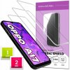 3-BALENIE Tvrdené Sklo pre Oppo A17 (9H tvrdosť, 2.5D ploché, ochranné)