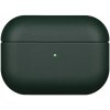 AppleKing ochranný kožený obal pre AirPods Pro 2 - tmavozelený - možnosť vrátiť tovar ZADARMO do 30tich dní