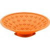 LickiMat Splash lízacia miska s prísavkou oranžová 19 cm