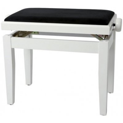 Gewa Piano stolička Deluxe 130.030 Bílý Lesk