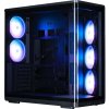 Zalman P60 Black/ ATX / 5x120mm ARGB fan / 2xUSB 3.0 / USB-C / panoramatická