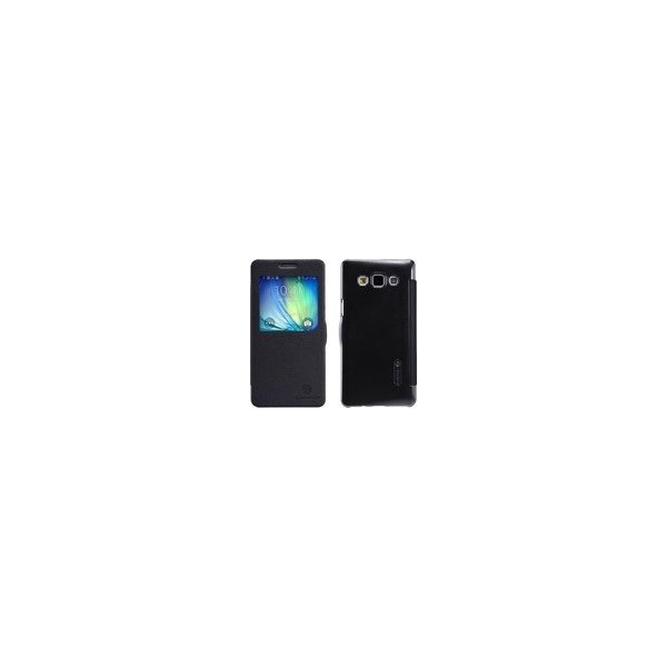 Puzdro a kryt na mobilný telefón Púzdro Nillkin knižka Samsung A500 Galaxy A5 čierne