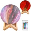 Iso Trade Nočná mesačná lampa 15 cm, 16 farieb