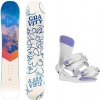 Gravity Mist 24/25 dámský snowboard + Gravity Fenix white/lavender vázání - 142 cm + L (EU 41,5-43)