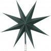 Vianočná špička na stromček priemer 30 cm Broste TOP STAR zelená