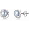 SOFIA strieborné náušnice s perlou AEAE3526GFM/R