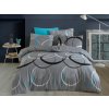 Brotex Obliečky bavlna 140x200, 70x90cm Toronto bluegrey Zapínanie: zipsový uzáver
