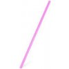 Slamky JUMBO plastové ružová 25cm, priemer 8 mm [150 ks] (znova použiteľná)