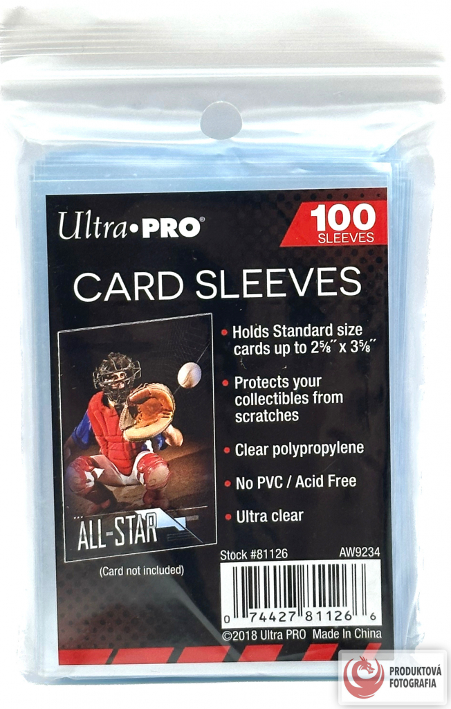 Ultra Pro Priesvitné obaly na karty Soft Sleeves