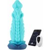 HiSmith WDA023-M Wildolo Devil Series Fantasy Dildo Vibrator with App 23cm Turquoise