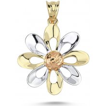 Lillian Vassago Zlatý prívesok Kvet z troch farieb zlata LLV46 GP084