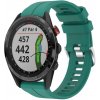 VSETKONAMOBIL 119193 SILICONE Vymeniteľný remienok pre Garmin Approach S62 tmavozelený