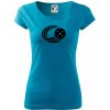 Florbal lopta - Dámske tričko Pure - XL ( Svetlý tyrkys )
