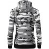 Súhvezdie - Libra - Váhy - Mikina dámska trendy zipper s kapucňou - XS ( Šedý maskáč )