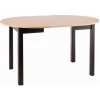 Signal DANTE rozkladací jedálenský stôl, dub Artisan / čierna