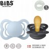 Bibs Supreme kaučuk 2ks iron baby blue 49469