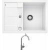 Blanco METRA 45 S Compact biela + excentrické ovládanie + Blanco MIDA chróm 517742