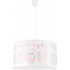 Duolla | Duolla - Detský luster na lanku PRINT M 1xE27/40W/230V pr. 35 cm zvieratká | DU80993
