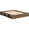 ZIGGY BED by karup - 140*200 cm carob pine (hnedá)